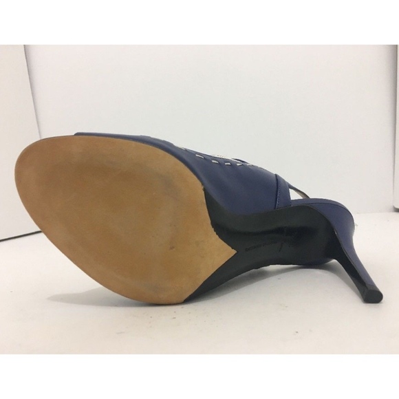 Tabitha Simmons Women's Navy Sandals Size 7.5 - Picture 5 of 5